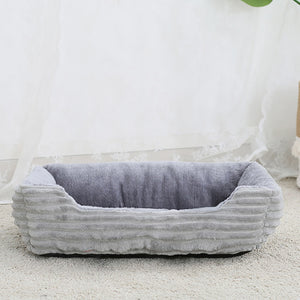 Bed for Dog Cat Pet Square Plush Kennel Medium Small Dog Sofa Bed Cushion Pet Calming Dog Bed House Pet Supplies Accessories | TageUnlimited