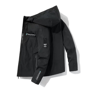 Discovery Bomber jacket Men windproof zipper jacket Fashion outdoor adventure jacket Spring and Autumn casual work jacket | TageUnlimited