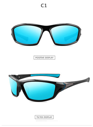 Vintage Mens Polarized Sunglasses Men Outdoor Sports Windproof Sand Classic Driving Fishing Sun Glasses UV400 Protection | TageUnlimited