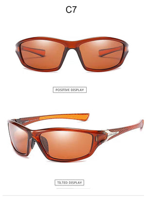 Vintage Mens Polarized Sunglasses Men Outdoor Sports Windproof Sand Classic Driving Fishing Sun Glasses UV400 Protection | TageUnlimited