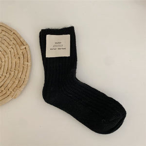 Women Socks Warm Wool Winter Thick Snow Casual Cashmere Business Socks Harajuku Designer Socks | TageUnlimited
