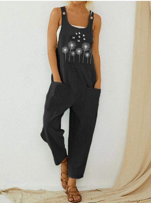 Jump Suits for Women Fashion Jumpsuits Casual Cotton Linen Women Clothing Best Seller Vetement Femme Ropa Mujer Bodysuits New | TageUnlimited