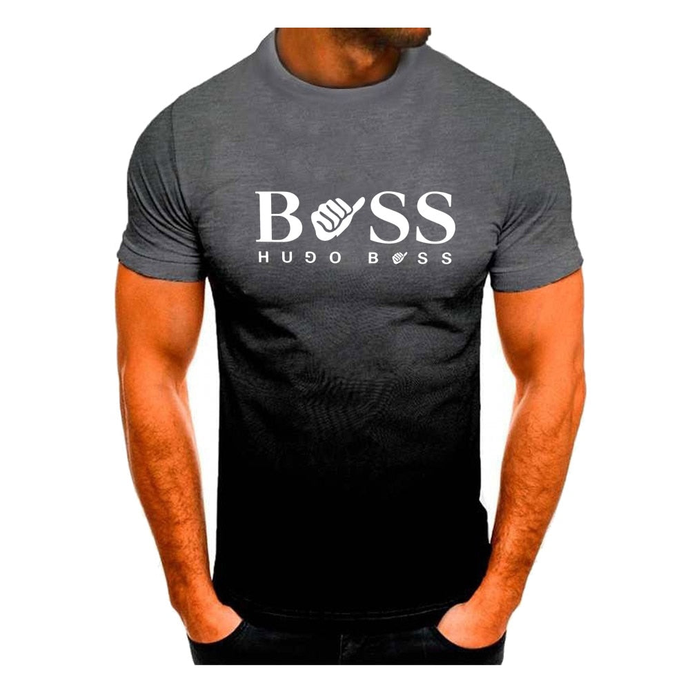 Men's T-shirt short sleeve solid men's loose t-shirt men's top brand new brand men's 3D T-shirt short sleeve | TageUnlimited