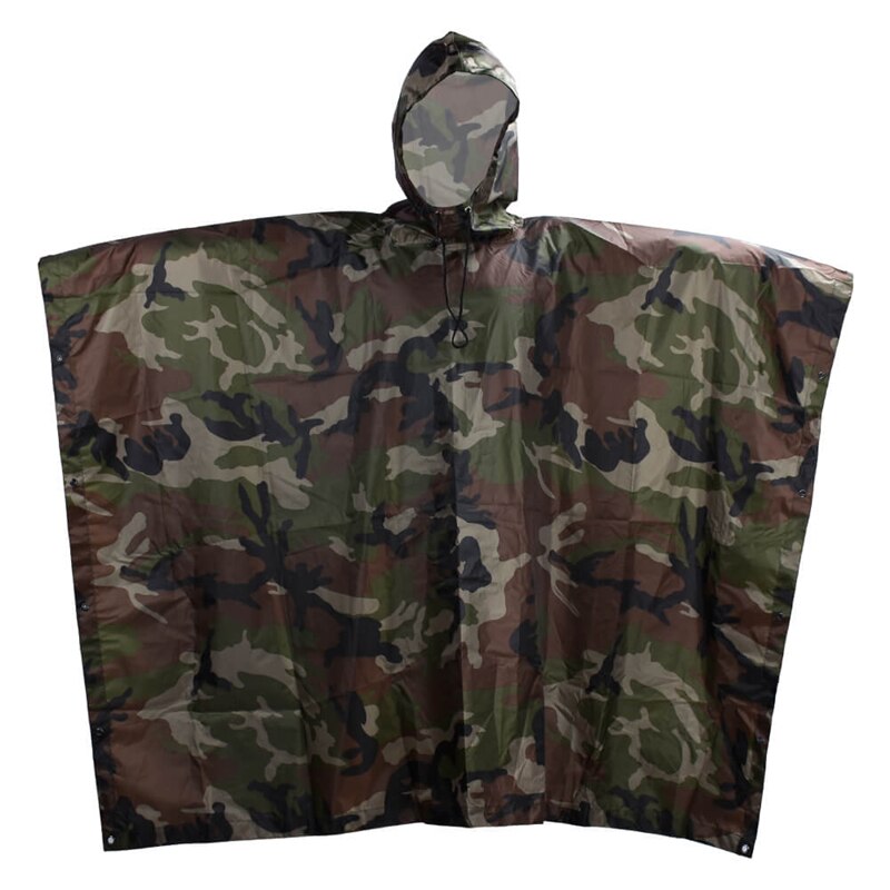 Impermeable Raincoat Poncho Outdoor Military Tactical Rainwear Camping Hiking Hunting Ghillie Suits Travel Umbrella Rain Gear | TageUnlimited