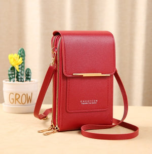 3 Style Women Bags Soft Leather Wallets Touch Screen Cell Phone Purse Crossbody Shoulder Strap Handbag for Lady | TageUnlimited