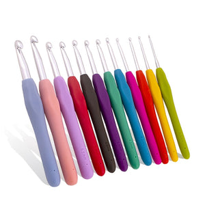 12/37pcs Ergonomic Crochet Hook Set Extra Long Kit Crochet Needles Knitting Crochet Tricot Accessories For Beginners Comfortable | TageUnlimited