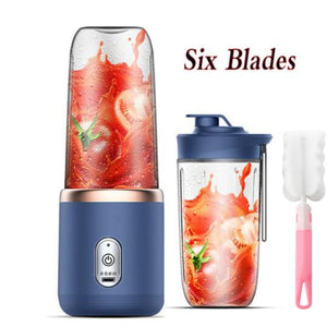 Portable Juicer Blender 300ml Electric Fruit Juicer USB Charging Lemon Orange Fruit Juicing Cup Smoothie Blender Machine | TageUnlimited