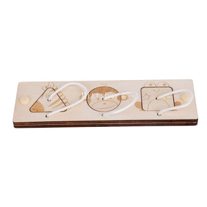 Montessori Busy Board DIY Accessories Early Learning Toy Matching Puzzle Kindergarten Education Hourgla Shoe Maze brain game Toy | TageUnlimited