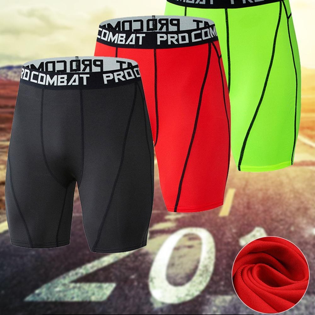Men Bodybuilding Shorts Fitness Compression Leggings Workout Inseam Knickers Male Muscle Alive Elastic Compression Tights Skinny | TageUnlimited