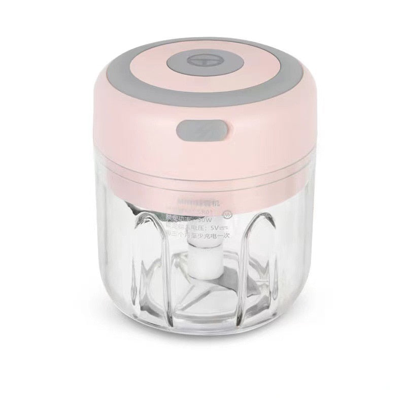 Mini Electric Garlic Grinder Chili Vegetable Chopper 100/250ML Wireless Portable Mixer Machine Crusher Kitchen Blender | TageUnlimited