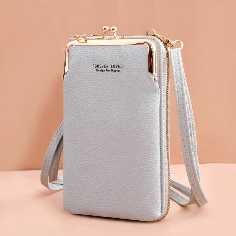 3 Style Women Bags Soft Leather Wallets Touch Screen Cell Phone Purse Crossbody Shoulder Strap Handbag for Lady | TageUnlimited
