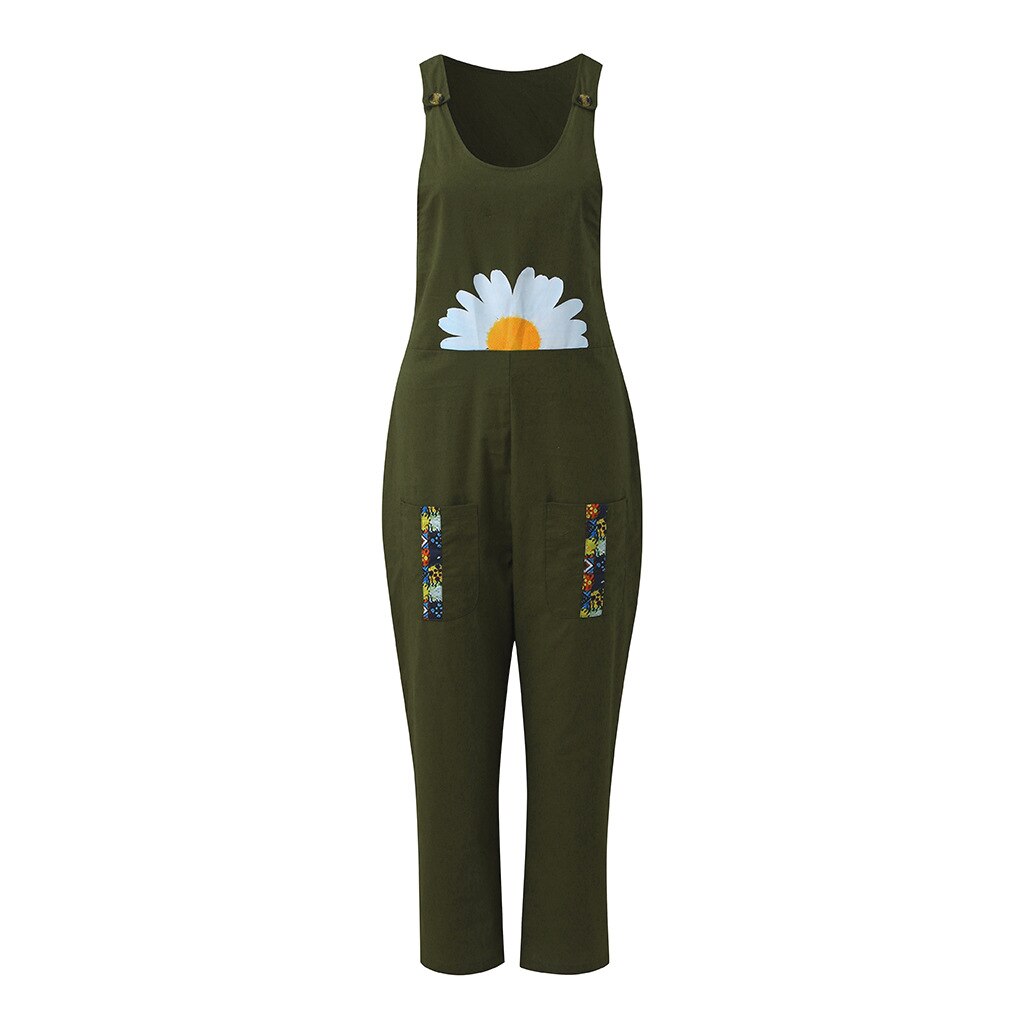 Jump Suits for Women Fashion Jumpsuits Casual Cotton Linen Women Clothing Best Seller Vetement Femme Ropa Mujer Bodysuits New | TageUnlimited