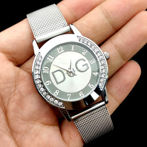 Fashion Watch Women Luxury Brand DQG Quartz Watch Reloj Mujer Casual Stainless Steel Ladies Clock | TageUnlimited