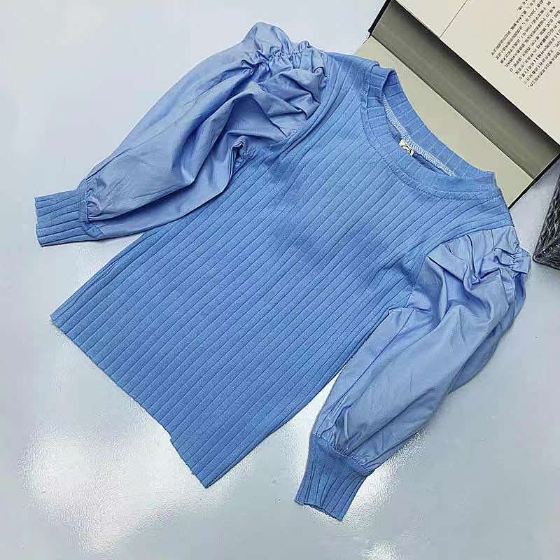 White Baby Girls Long Sleeve Shirt Princess Shirt for Tddler Girl Sweet Pullover Casual Shirt Children Tops Pullover | TageUnlimited
