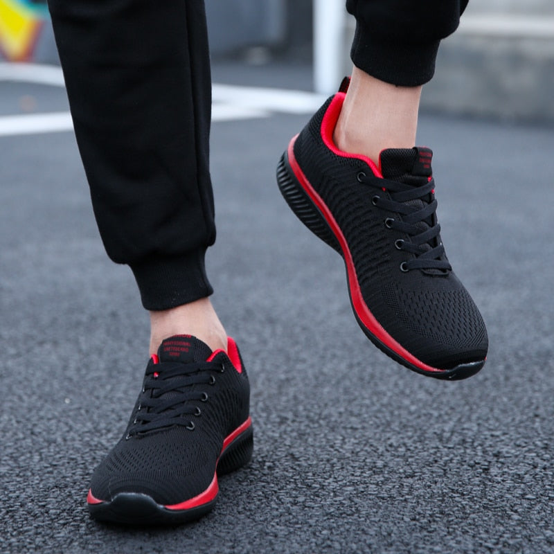 Athletic Shoes for Men Shoes Sneakers Black Shoes Casual Men Women Knit Sneakers Breathable Athletic Running Walking Gym Shoes | TageUnlimited