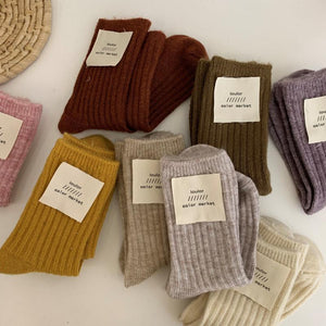 Women Socks Warm Wool Winter Thick Snow Casual Cashmere Business Socks Harajuku Designer Socks | TageUnlimited