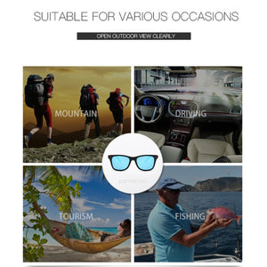 Fashion Classic Polarized Sunglasses Men Women Square Sun Glasses Anti-glare Goggle Travel Fishing Cycling Sunglasses UV400 | TageUnlimited