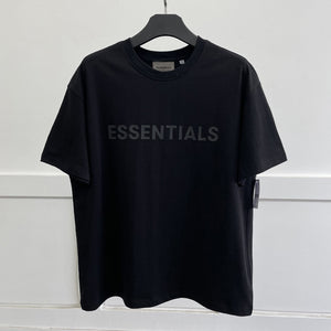 ESSENTIALS T-shirt Loose Rubber Letter logo Ovesized Short Sleeve Hip hop Unisex 100% Cotton Sports Tees | TageUnlimited