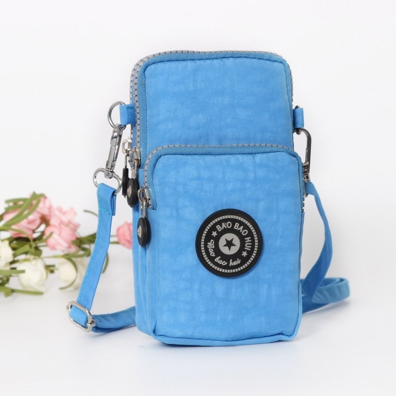 Small Shoulder Bag Nylon Women Mobile Phone Bag Mini Female Messenger Purse Lady Wallet CrossBody Bag Women Handbag | TageUnlimited