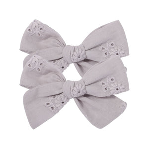 2Pcs/Set Sweet Flower Print Bowknot Hair Clips for Cute Baby Girls Cotton Bows Hairpins Barrettes Headwear Kids Hair Accessories | TageUnlimited