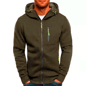 Brand New Men Hoodies Sweatshirts Leisure Cardigan Men Hooded Pullovers Jacquard Casual Man Hoody Sweatshirt Jackets | TageUnlimited