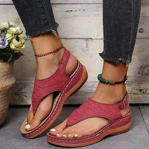 Summer Oxford Women Sandals Flats Slippers Pu Leather Flip Flops Belt Buckle Female Shoes New Rome Fashion Women Slides | TageUnlimited