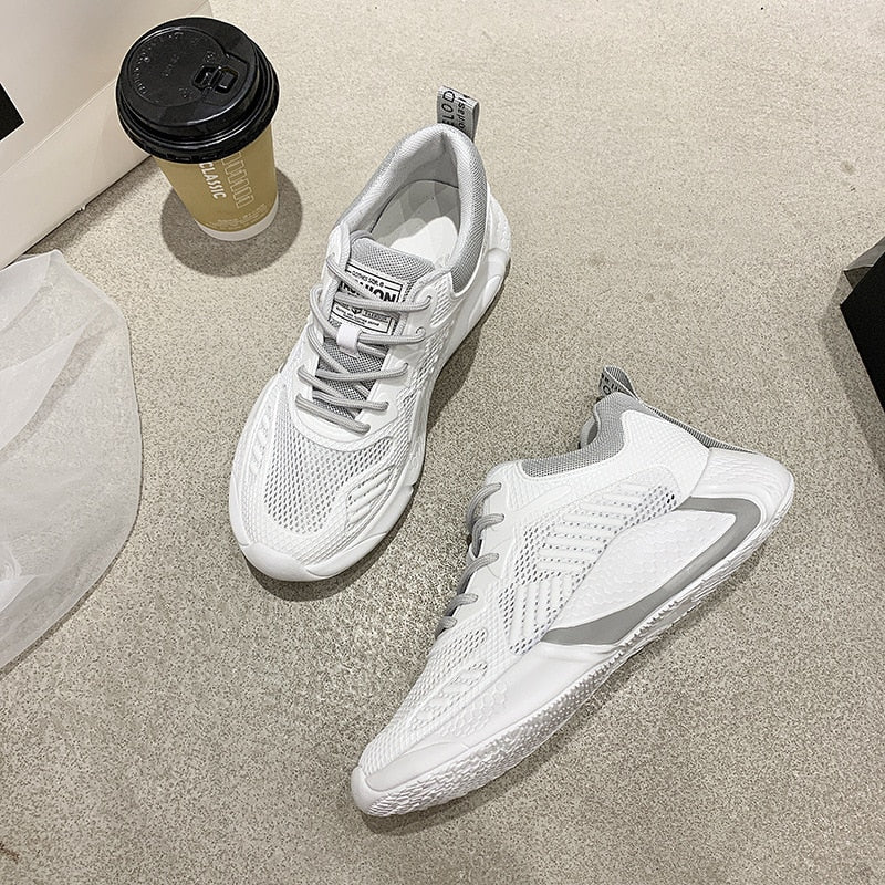 New Autumn Casual Shoes For Woman/man Flat Soft Bottom Sneakers Breathable Mesh Shoes Woman Braided Shoes | TageUnlimited