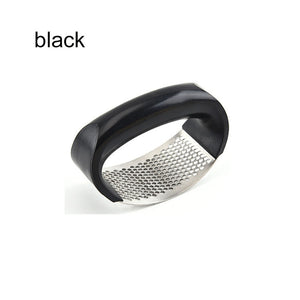 Stainless Garlic Press Household Manual Device Kitchen Garlic Press Squeezer Garlic Tools Kitchen Gadgets Accessories 1Pcs | TageUnlimited