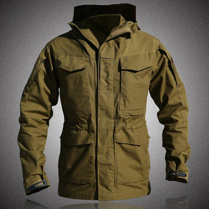 Tactical Windbreaker Men Waterproof Flight Pilot Coat Hoodie Military Field Jacket Winter Autumn | TageUnlimited