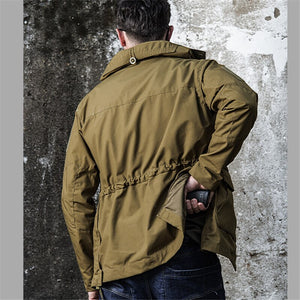 Tactical Windbreaker Men Waterproof Flight Pilot Coat Hoodie Military Field Jacket Winter Autumn | TageUnlimited