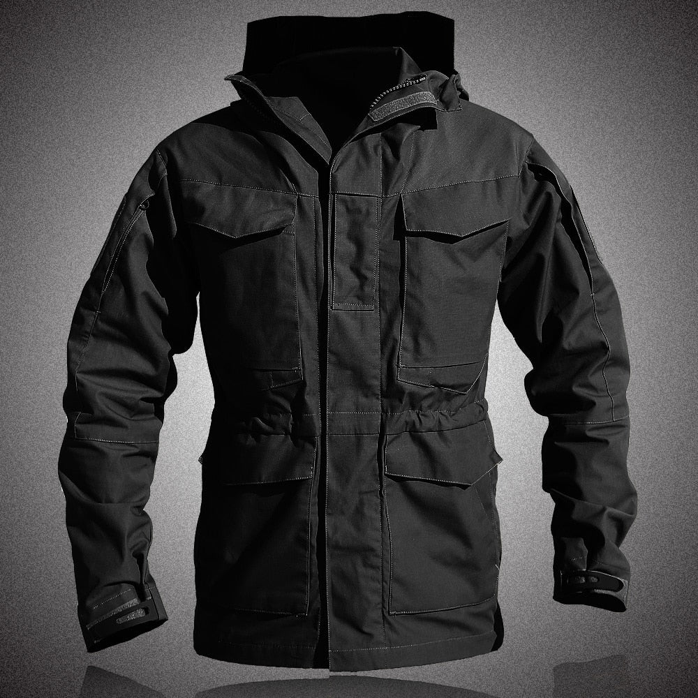 Tactical Windbreaker Men Waterproof Flight Pilot Coat Hoodie Military Field Jacket Winter Autumn | TageUnlimited