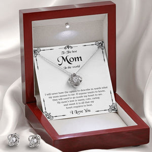 To The Best Mom In The World | I Love You | Jewelry | C30011TR, lx-C30011, P10019TR, PB23-WOOD, PP01-BLK, PT-3744, TNM-1, USER-184214 | ShineOn Fulfillment