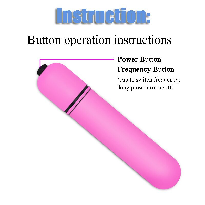 10 Frequency Waterproof G Spot Stimulator Massager Women Powerful Mini Bullet Vibrator Female Adult Sex Toys | TageUnlimited