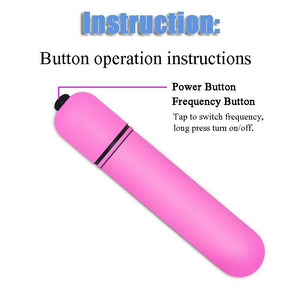 10 Frequency Waterproof G Spot Stimulator Massager Women Powerful Mini Bullet Vibrator Female Adult Sex Toys | TageUnlimited