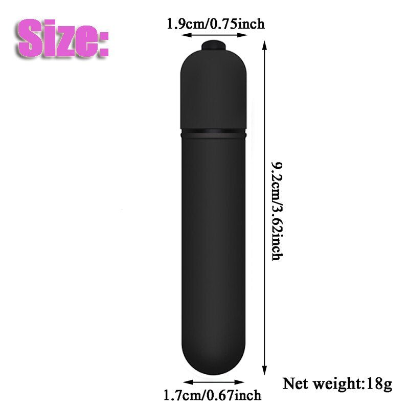 10 Frequency Waterproof G Spot Stimulator Massager Women Powerful Mini Bullet Vibrator Female Adult Sex Toys | TageUnlimited
