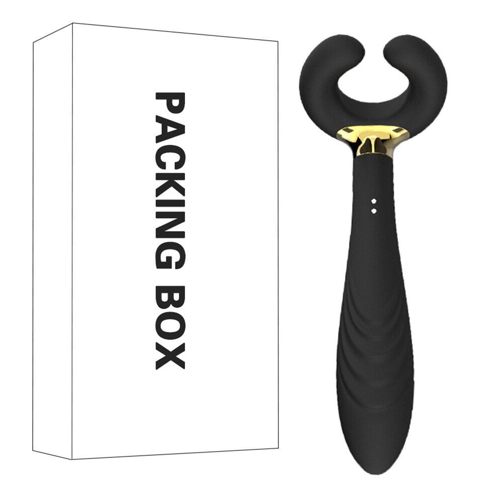 10 Speed Vibrator Double Penetration Anal Plug Butt Plug Vibrator For Men Strap On Penis Vagina Plug Adult Sex Toys For Couples | TageUnlimited