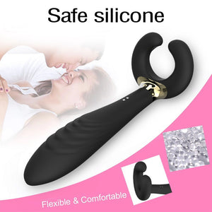 10 Speed Vibrator Double Penetration Anal Plug Butt Plug Vibrator For Men Strap On Penis Vagina Plug Adult Sex Toys For Couples | TageUnlimited