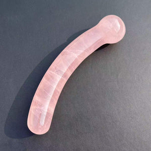 18 cm Large Size Natural Healing Stone Rose Quartz Certified Crystal Dildos. | Tage-Active