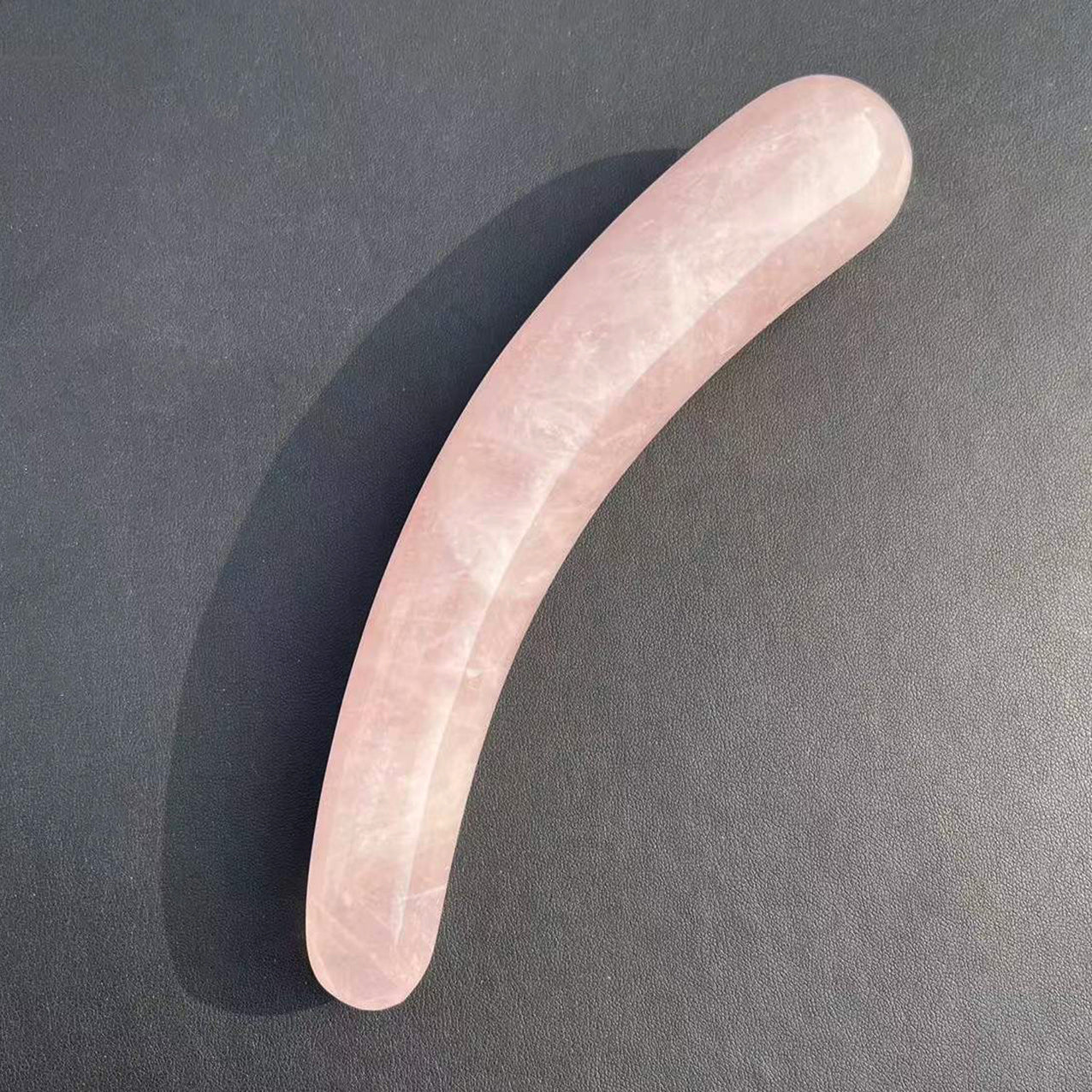 18 cm Large Size Natural Healing Stone Rose Quartz Certified Crystal Dildos. | Tage-Active