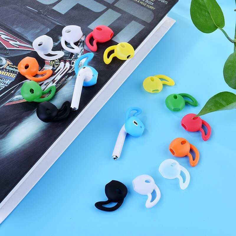 1Pair Air Pods Earphone Silicone Case Anti-shedding Painless In-Ear Eartips Ear Cap For Apple Airpods Protection Accessories | 0 | TageUnlimited