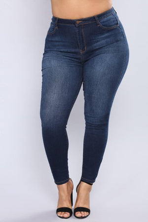 Plus Size Jeans For Women High Waist Stretch Jeans Casual Denim Pencil Pants Fall Winter Clothing L-5XL Drop shipping | 0 | TageUnlimited
