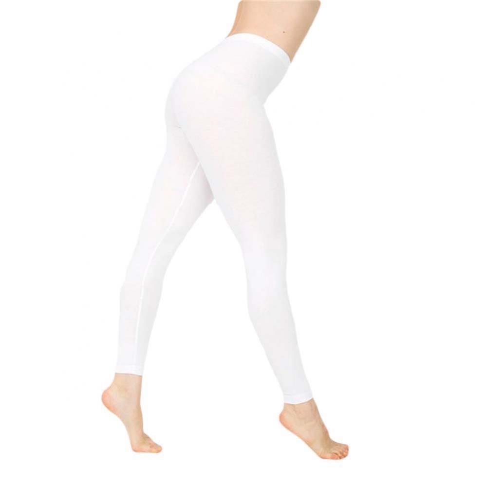 Autumn Spandex Polyester Casual Breathable Women Solid Color Stretchy High Waist Slim Tights Leggings Pencil Pants Trousers | 0 | TageUnlimited