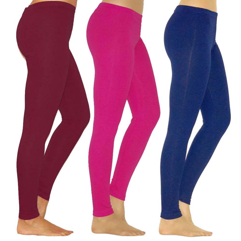 Autumn Spandex Polyester Casual Breathable Women Solid Color Stretchy High Waist Slim Tights Leggings Pencil Pants Trousers | 0 | TageUnlimited