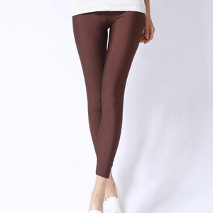 Solid Candy Neon Leggings for Women High Stretched Female Sexy Legging Pants Girl Clothing Leggins | 0 | TageUnlimited