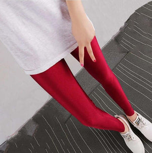 Solid Candy Neon Leggings for Women High Stretched Female Sexy Legging Pants Girl Clothing Leggins | 0 | TageUnlimited