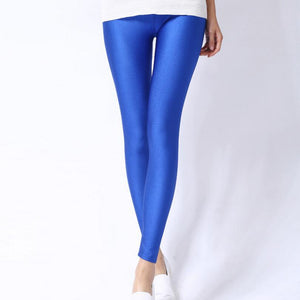 Solid Candy Neon Leggings for Women High Stretched Female Sexy Legging Pants Girl Clothing Leggins | 0 | TageUnlimited