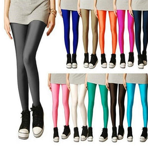 Solid Candy Neon Leggings for Women High Stretched Female Sexy Legging Pants Girl Clothing Leggins | 0 | TageUnlimited