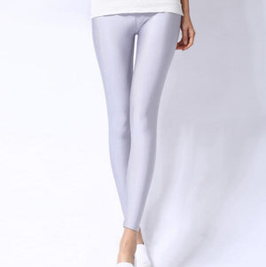 Solid Candy Neon Leggings for Women High Stretched Female Sexy Legging Pants Girl Clothing Leggins | 0 | TageUnlimited