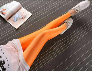 Solid Candy Neon Leggings for Women High Stretched Female Sexy Legging Pants Girl Clothing Leggins | 0 | TageUnlimited