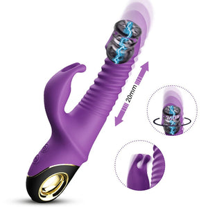 Rabbit Thrusting Vibrator Automatic Telescopic G-Spot Clitoris Stimulator Female Masturbation Sex Toys For Women Adults | TageUnlimited